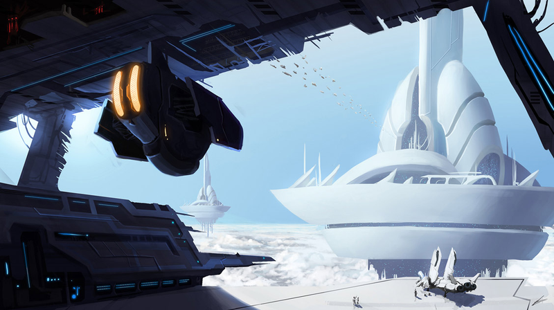 Illustration for article titled Spaceship Concept Art (Gallery 2)